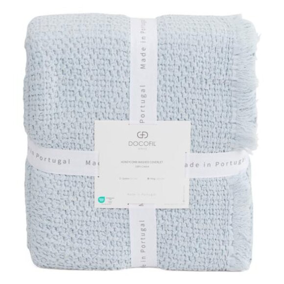 Docofil Other - DOCOFIL Made In Portugal Textured Waffle Layering Blanket